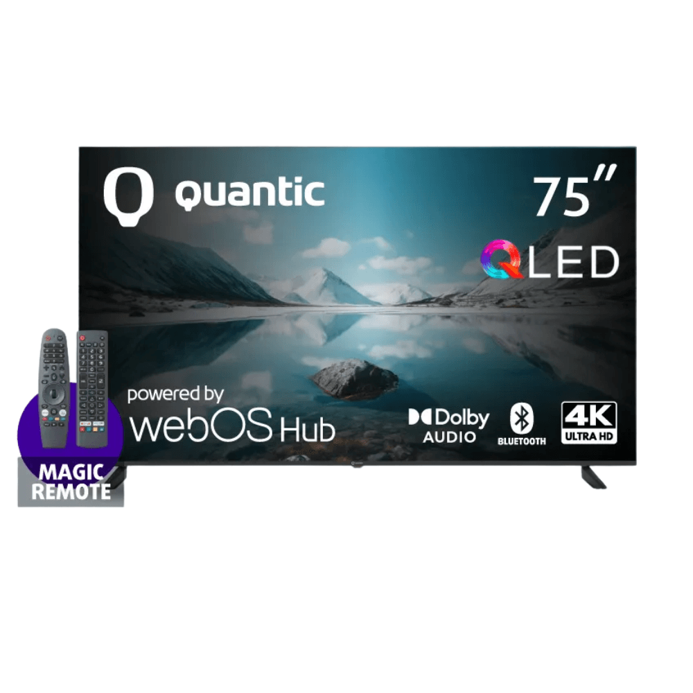 Smart TV Quantic QT75QLDWEB 75" QLED Ultra HD